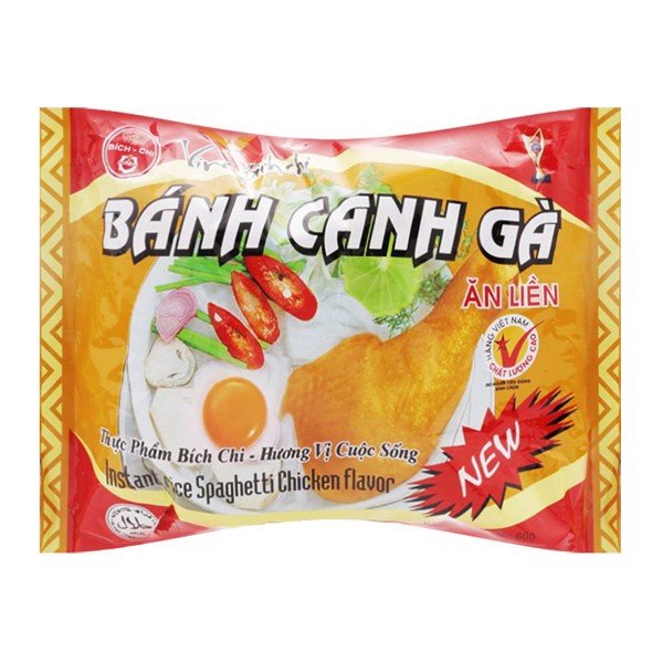 10 Gói BÁNH CANH GÀ BÍCH CHI 60G