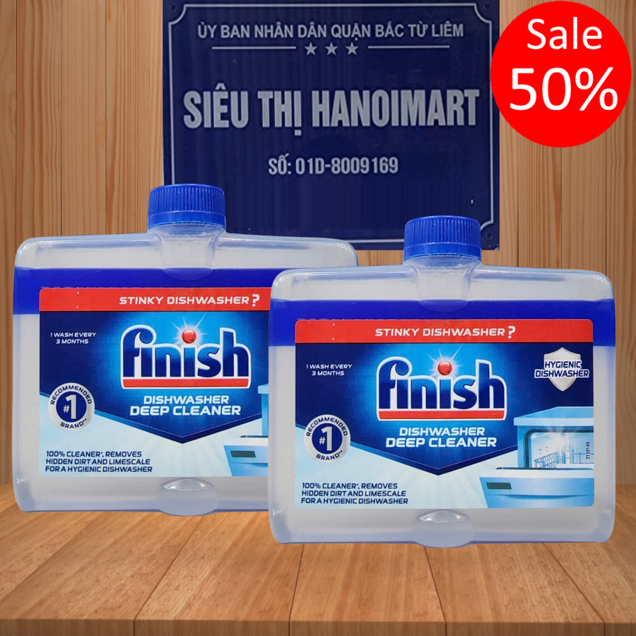Viên vệ sinh máy rửa bát Finish ( dùng tẩy rửa làm vệ sinh định kỳ máy rửa chén )