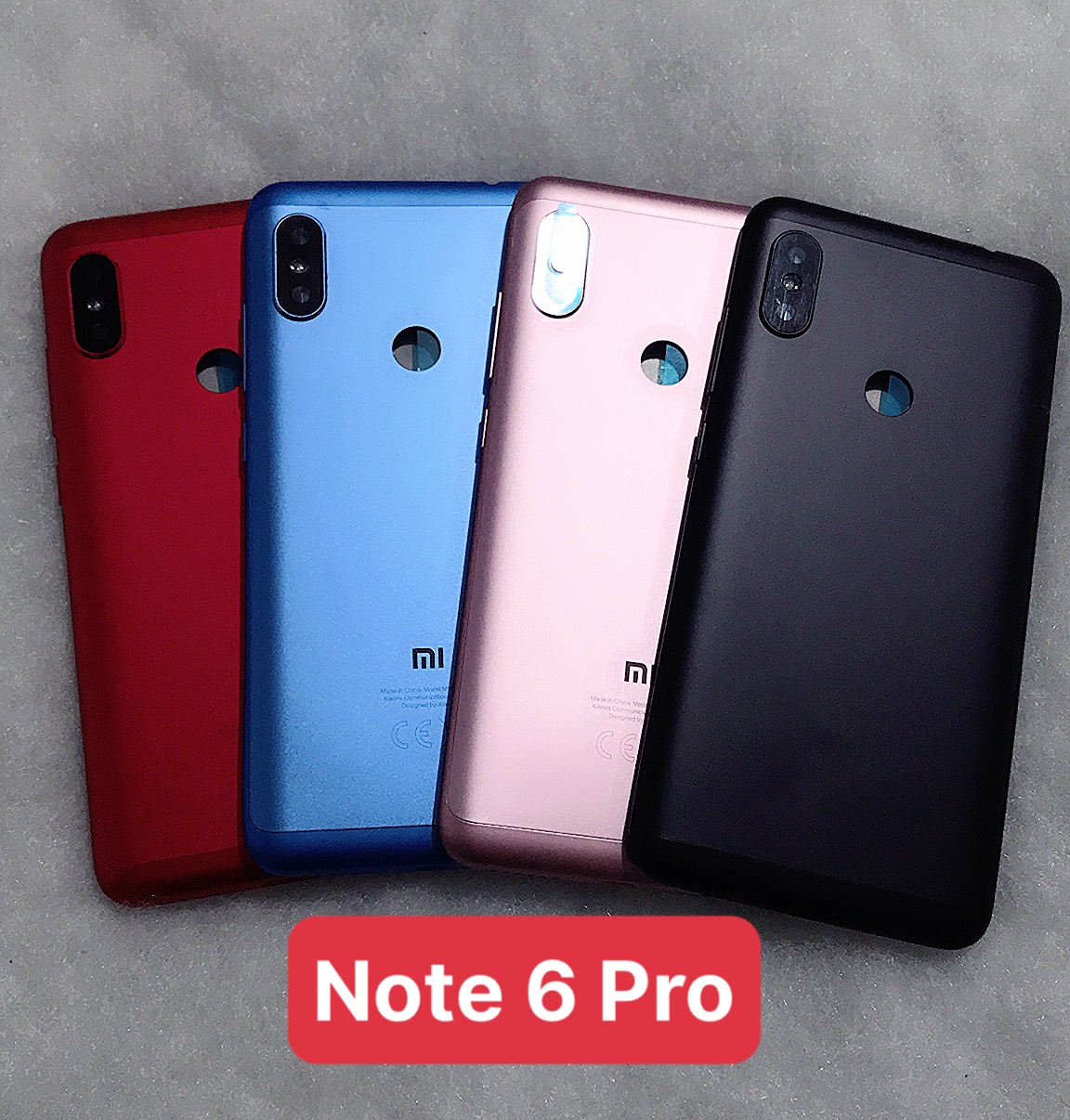 Bộ vỏ Xiaomi Redmi Note 6 Pro ( bộ gồm lưng, xương, nút bấm và kính camera)