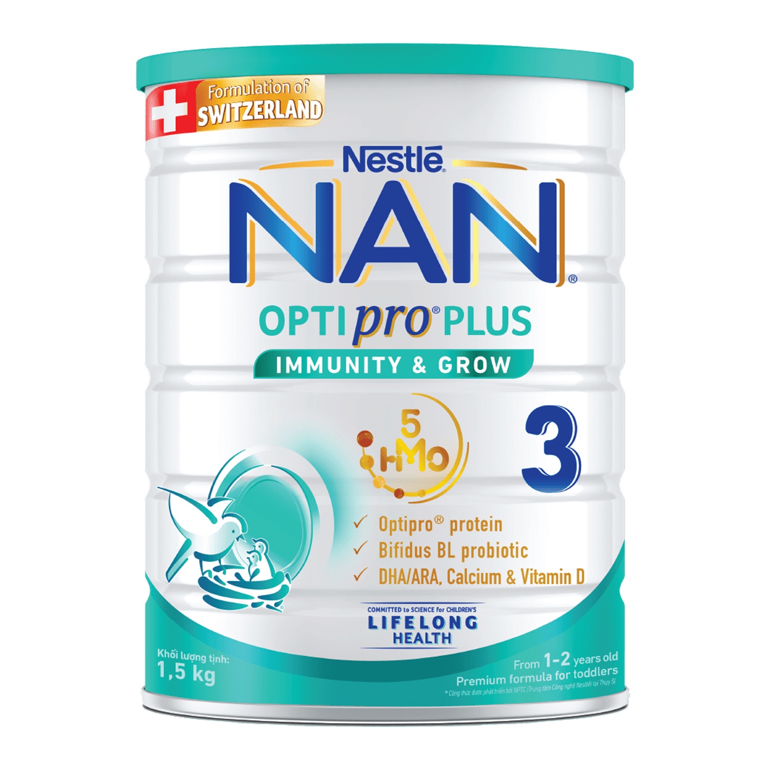 Sữa Bột Nestle Nan Optipro HMO 3 1.7kg