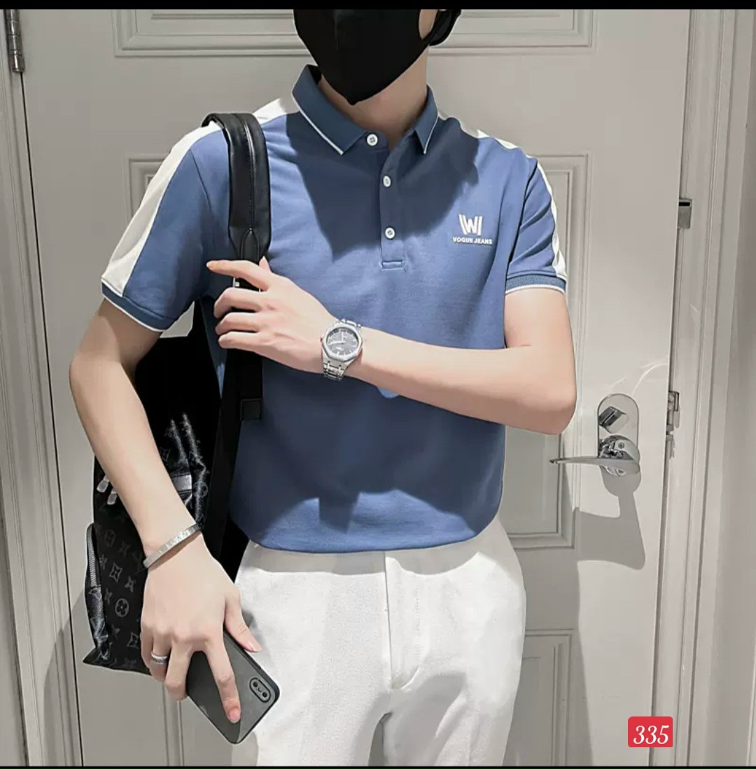 Áo thun nam tay ngắn có cổ cao cấp kiểu POLO thiết kế đơn giản dễ phối đồ, vải thun cá sấu co giãn form dáng trẻ trung nam tính thời trang Menshopps P32