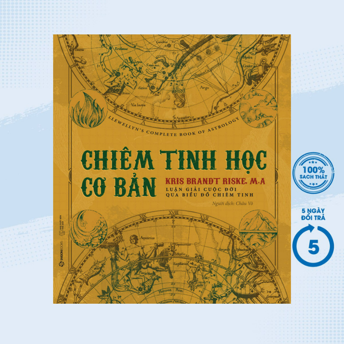 Sách - chiêm tinh học cơ bản - luận giải cuộc đời qua biểu đồ chiêm tinh - newshop
