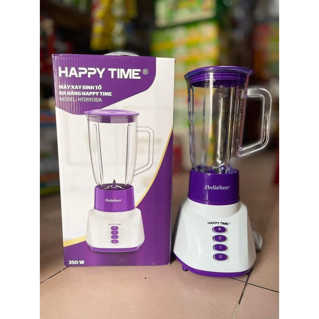 Máy xay sinh tố HAPPY TIME HTD5113DA, gọn nhẹ, dễ dàng vêh sinh