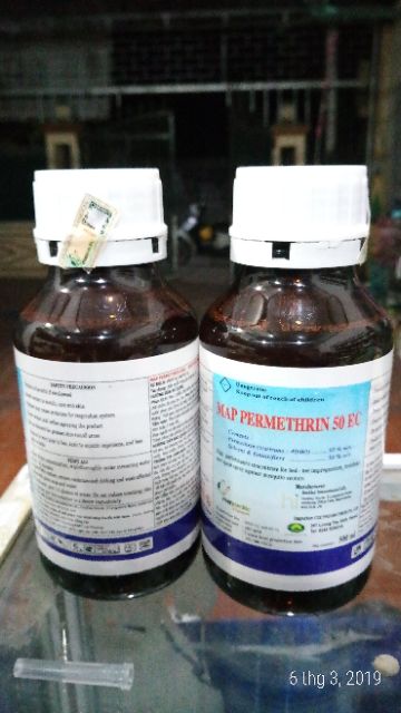 Thuốc diệt muỗi Permethrin 50EC- 500ml
