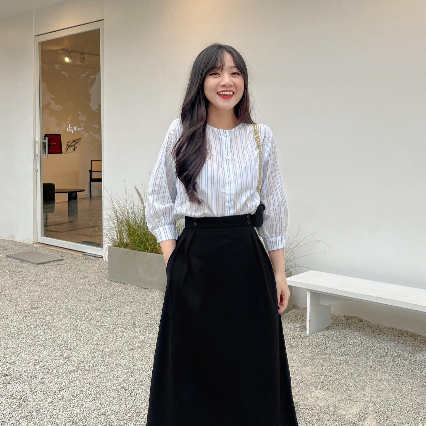Áo ARA - Áo cổ tròn tay lửng