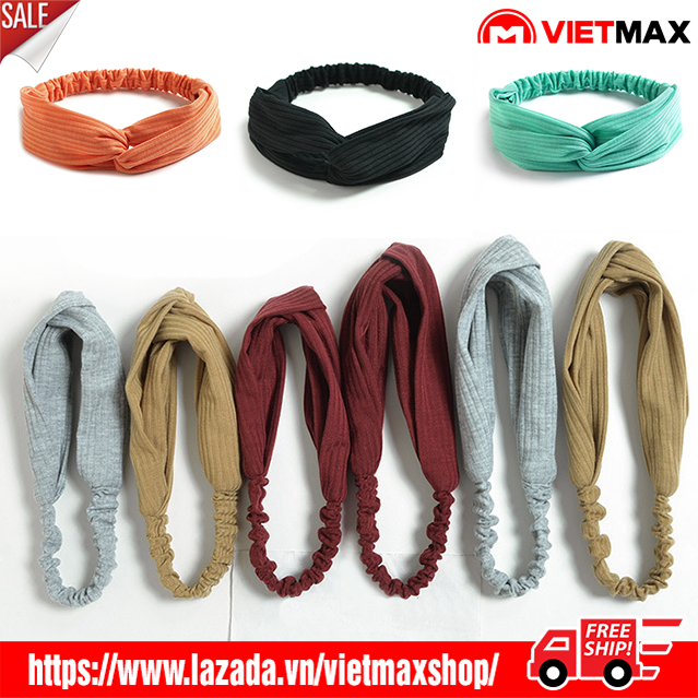 [HOTTREND] Băng Đô Headband Cài Tóc Đan Chéo Giá Rẻ Cho Nữ