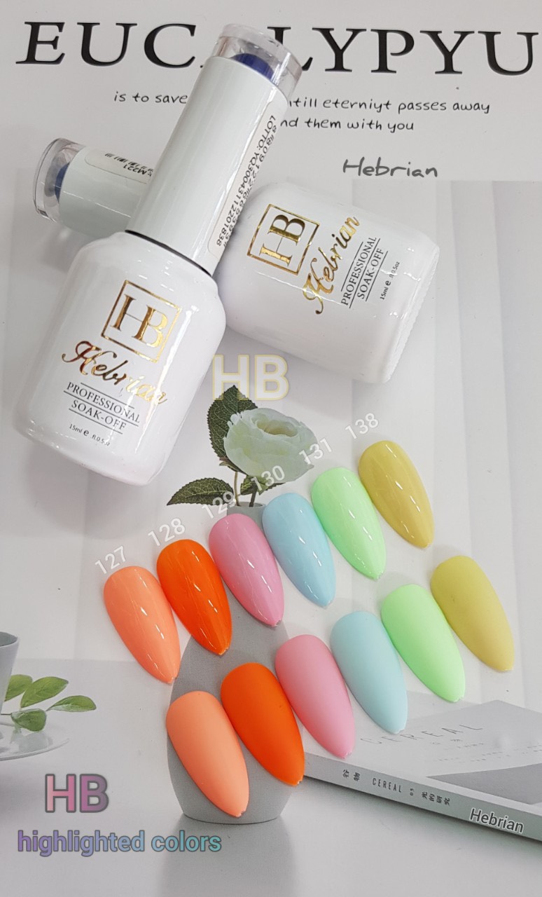 [HCM]Sơn gel Hebrian 15ml - HP bảng màu 27