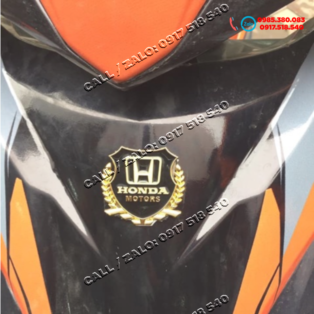 LOGO HONDA / VIP DÁN OTO , XE MÁY ( GIÁ 1 CHIẾC )