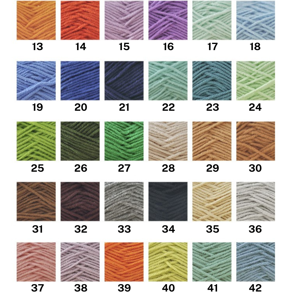 Len Baby Yarn Chính Hãng (Cuộn 40G) (Bảng Màu 51 - 67)