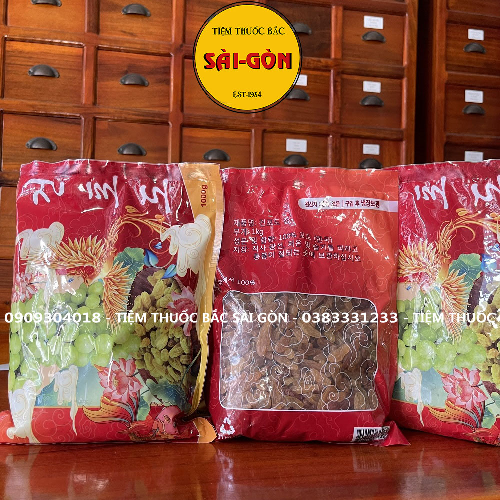 Nho Khô HÀN QUỐC Bịch 1kg