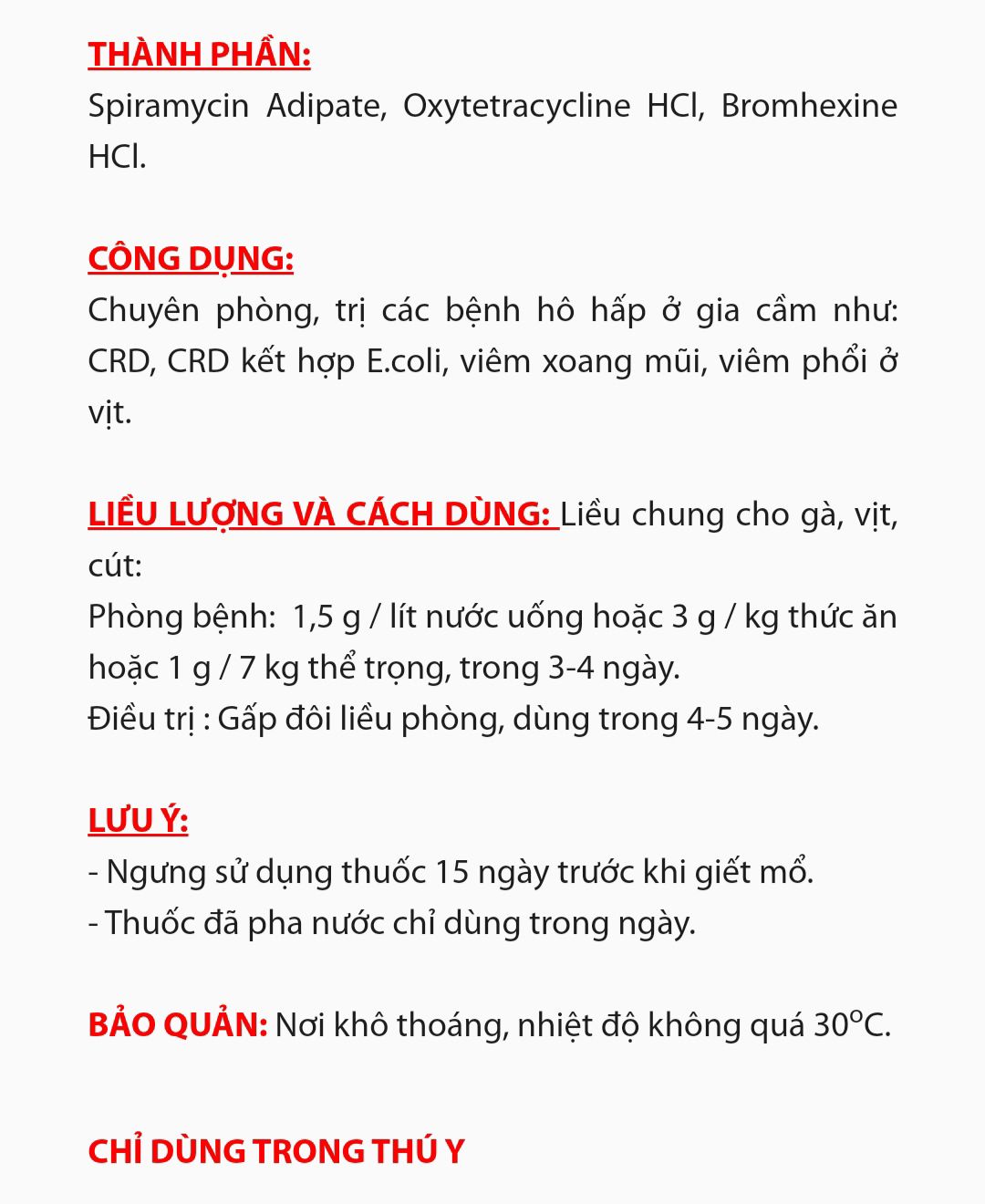 BIO C.R.D - ĐƯỜNG HÔ HẤP