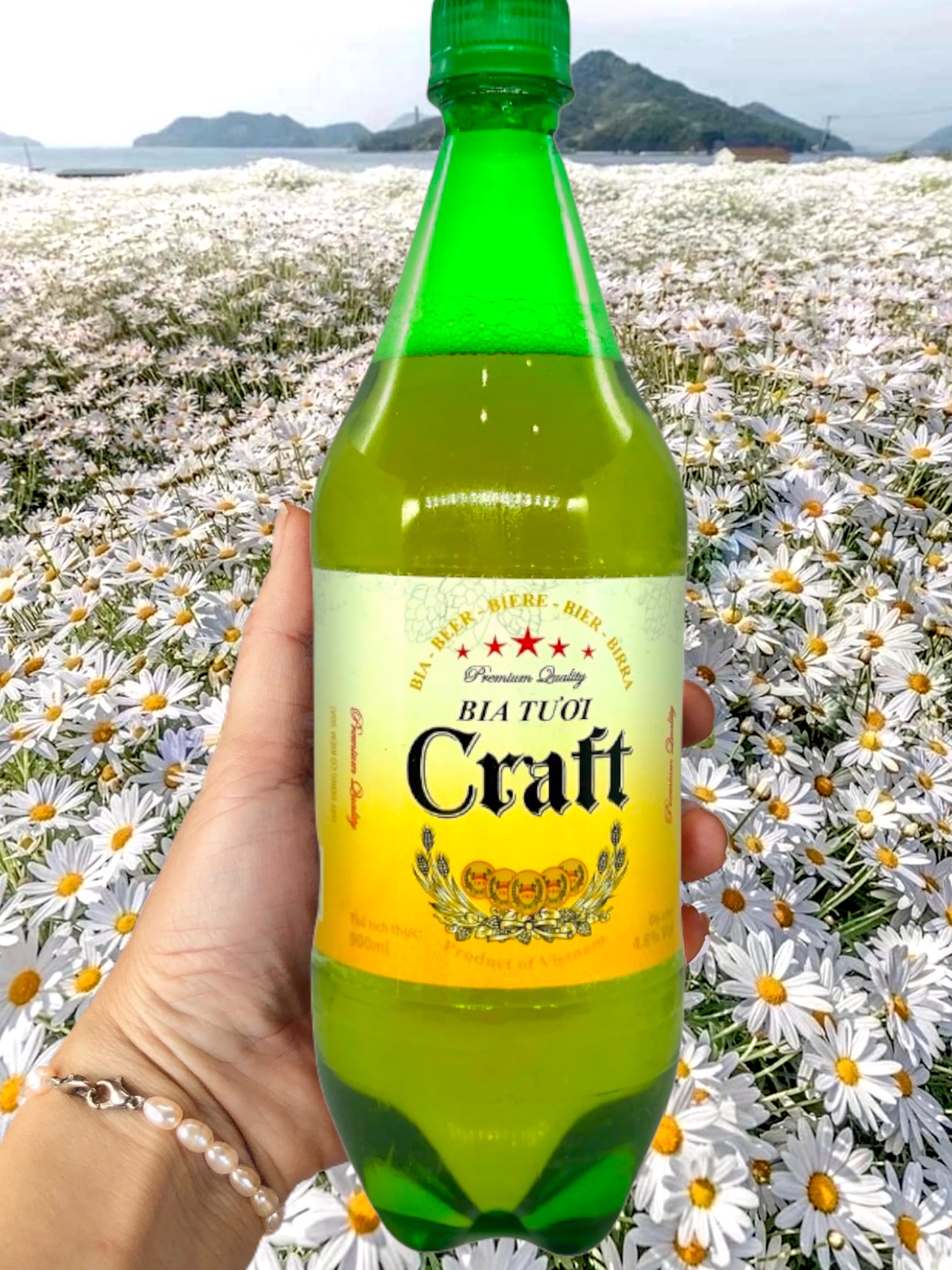 Bia Tươi Craft (chai nhựa 900ml) CHÍNH HÃNG