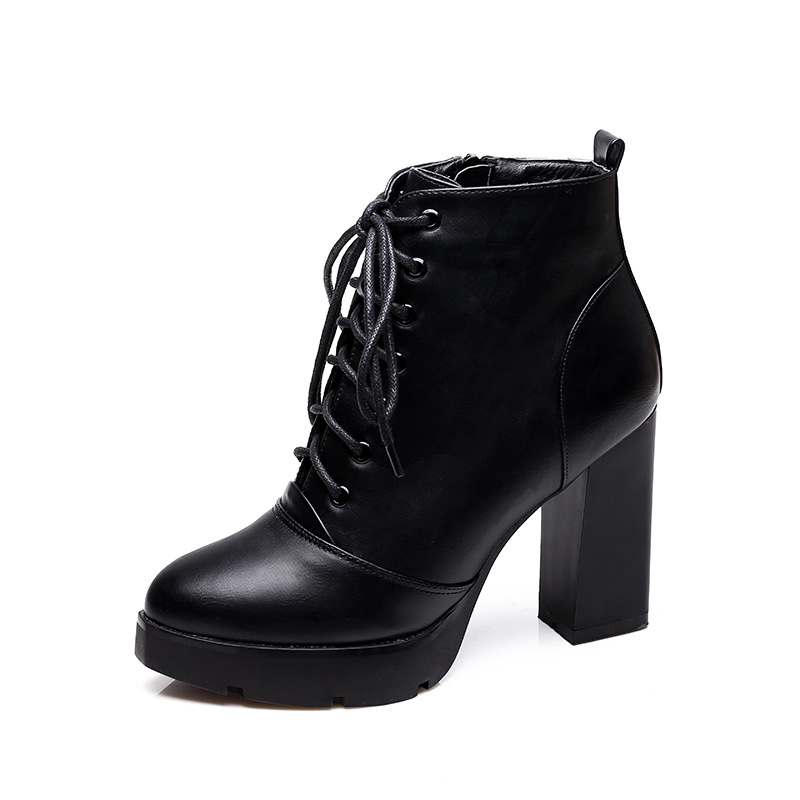 Boot cột dây cao gót 10cm SÀNH ĐIỆU GBN05- có size 40