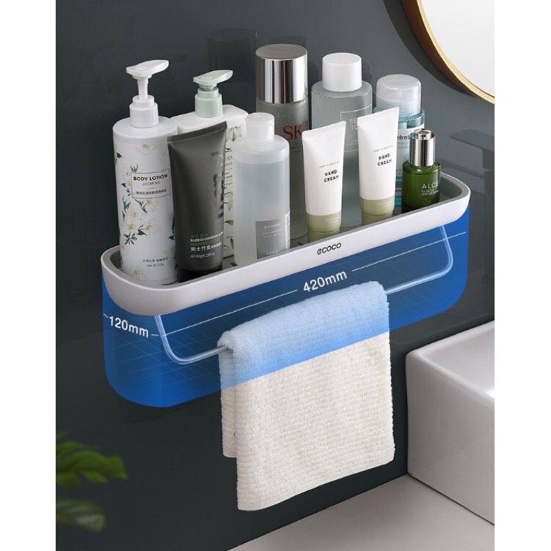 Kệ nhà tắm nhà bếp đa năng ecoco mẫu mới