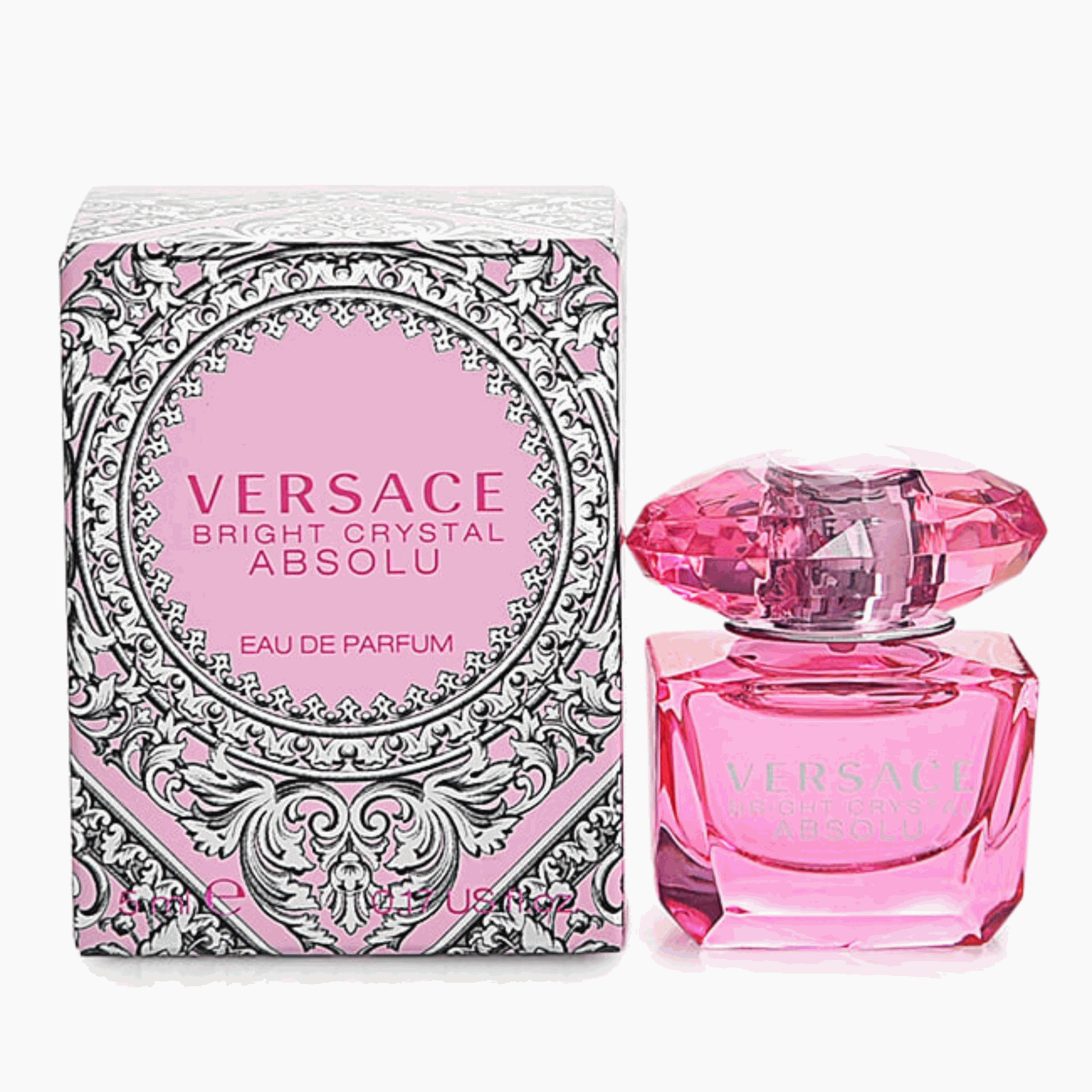 Nước Hoa nữ Mini Versace Bright Crystal Absolu EDP 5ml (Hồng Đậm)