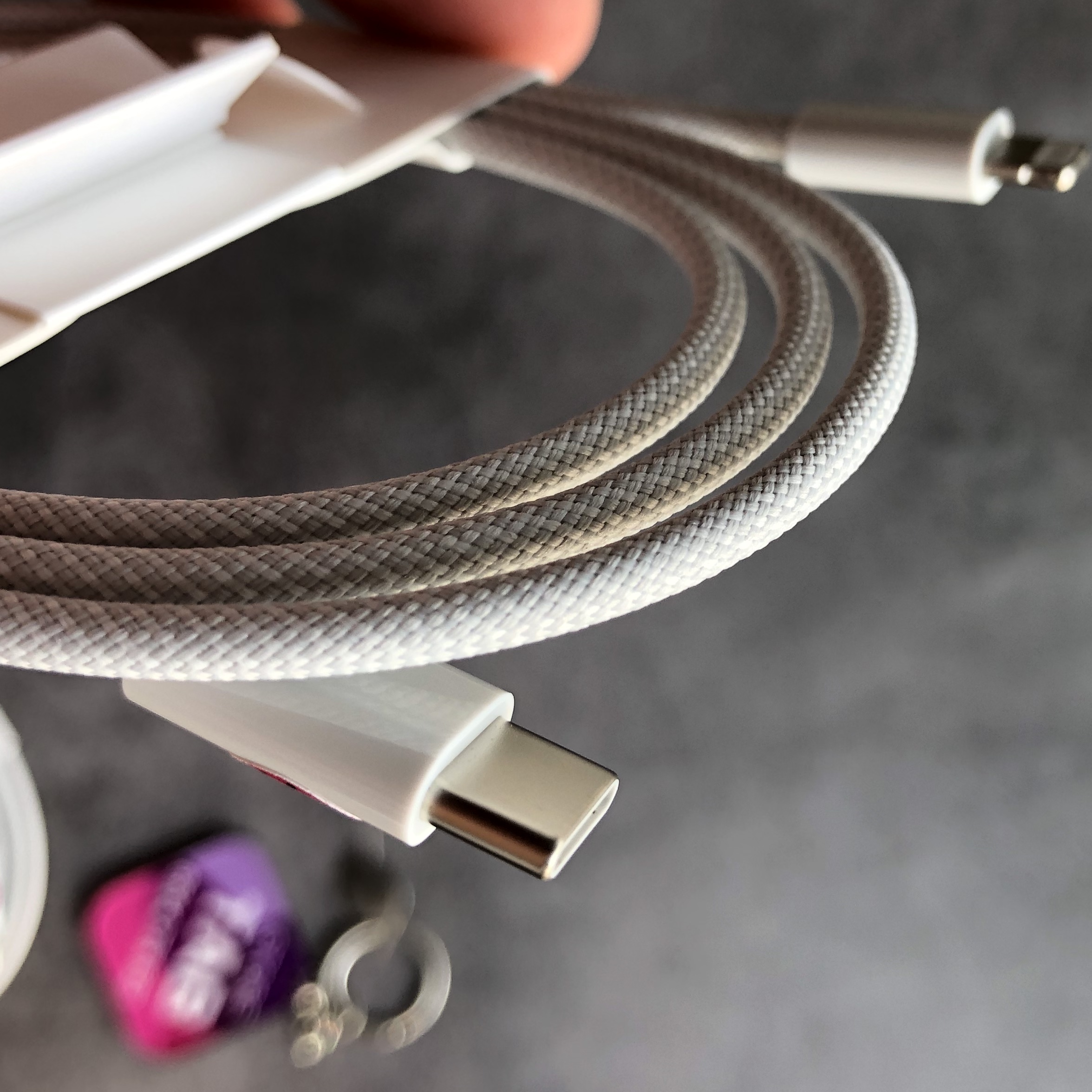 Cáp Dù Type C to Lighting IMac 2021 -Bảo Hành 12T