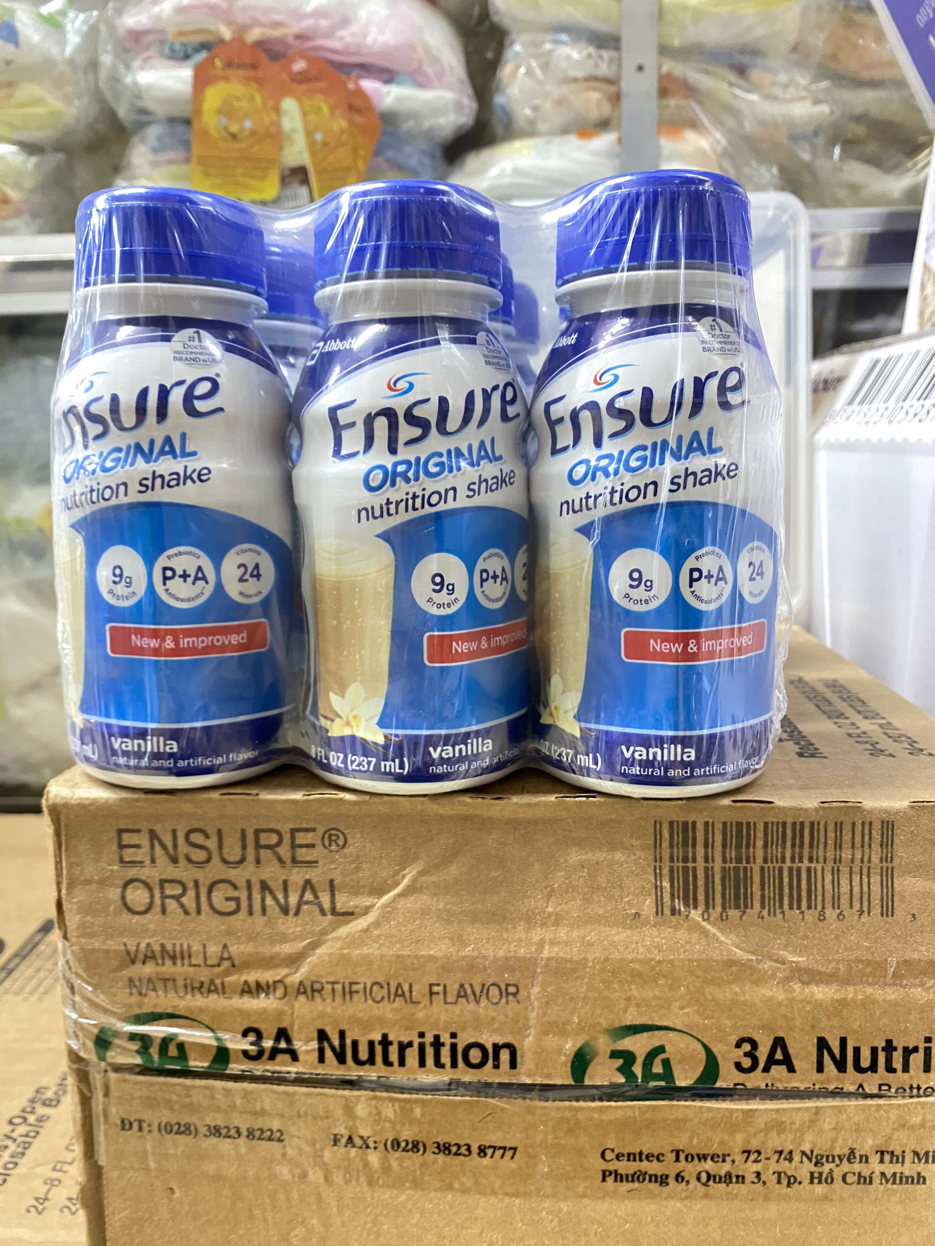 [DATE MỚI] Sữa nước Ensure 237ml hương vanilla
