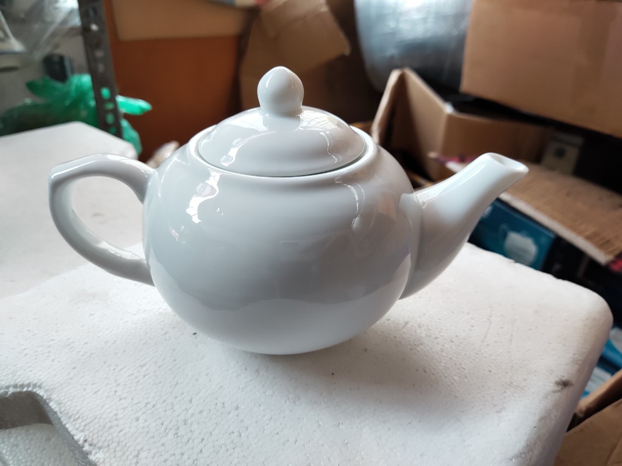 Ấm pha trà Bát Tràng, loại nhỏ 300 ml