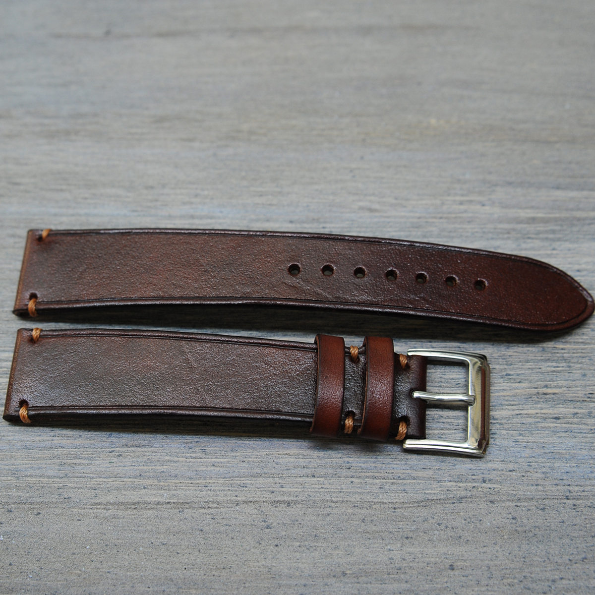 Dây đồng hồ da bò - đồ da handmade VI352