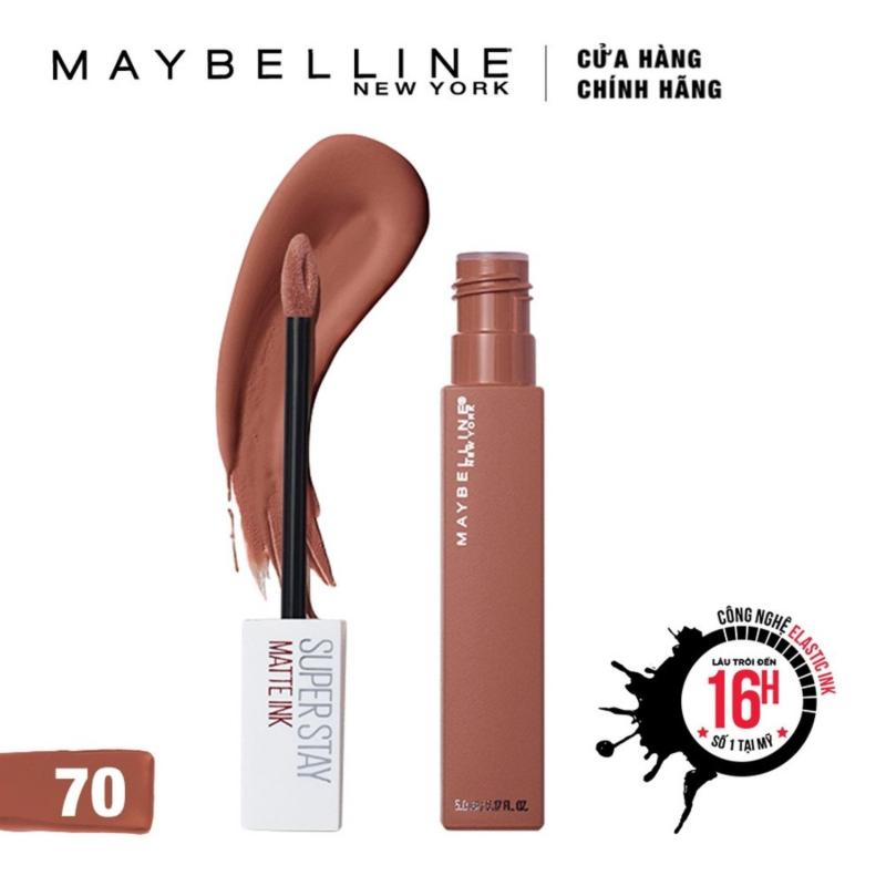 Son Kem Chuẩn Lì Giữ Màu 16h Maybelline New York Super Stay Matte Ink 5ml
