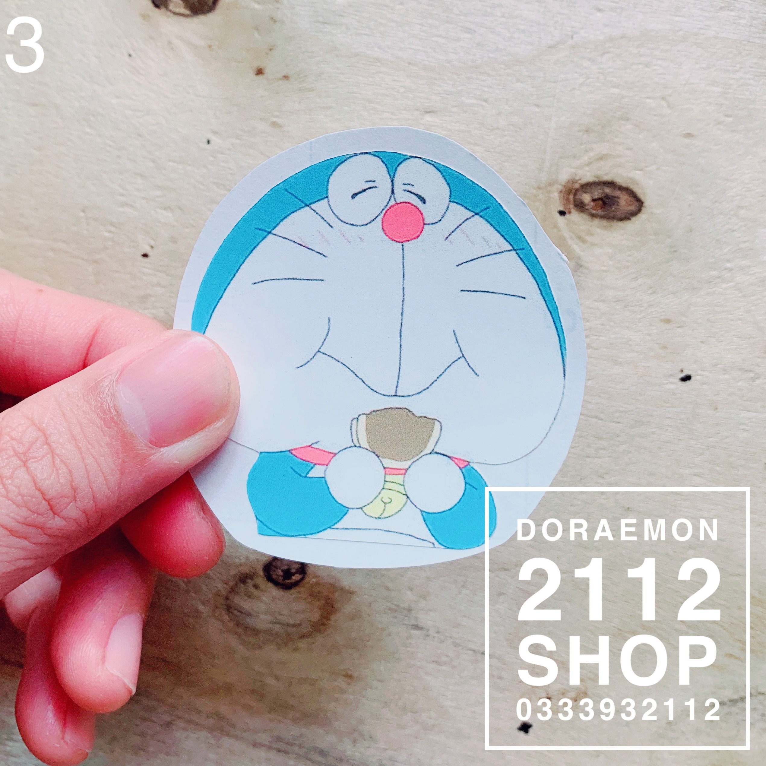 Sticker dán áo - Hình dán ủi áo Doraemon - Tem ủi áo Doraemon (nhiều mẫu)