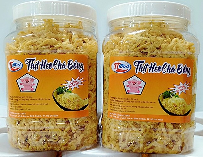 1kg chà bông heo xù