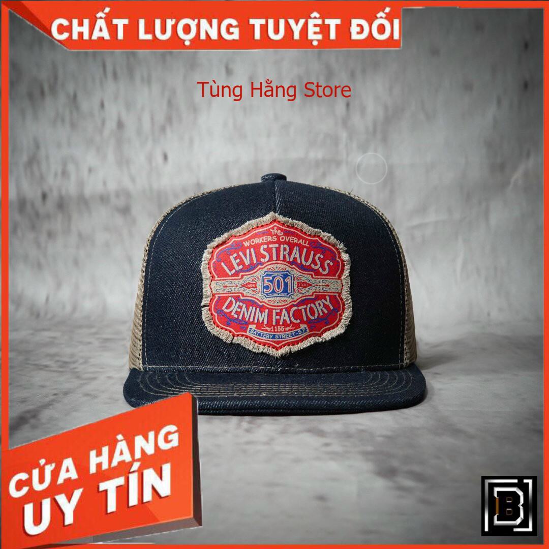 Nón snapback Levi  cao cấp phối lưới form cá tính(HY)