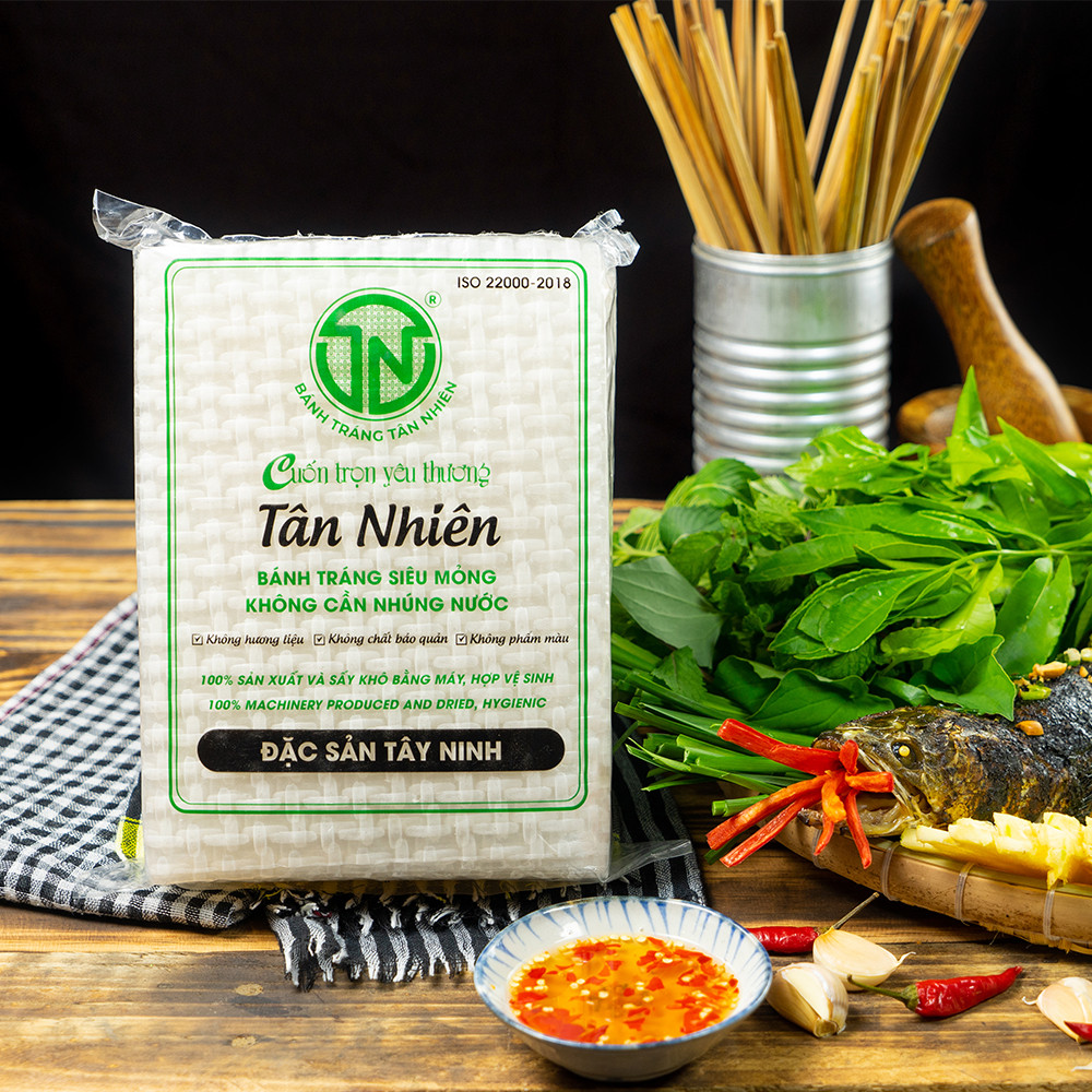 Bịch 450gr Bánh tráng siêu mỏng Tân Nhiên