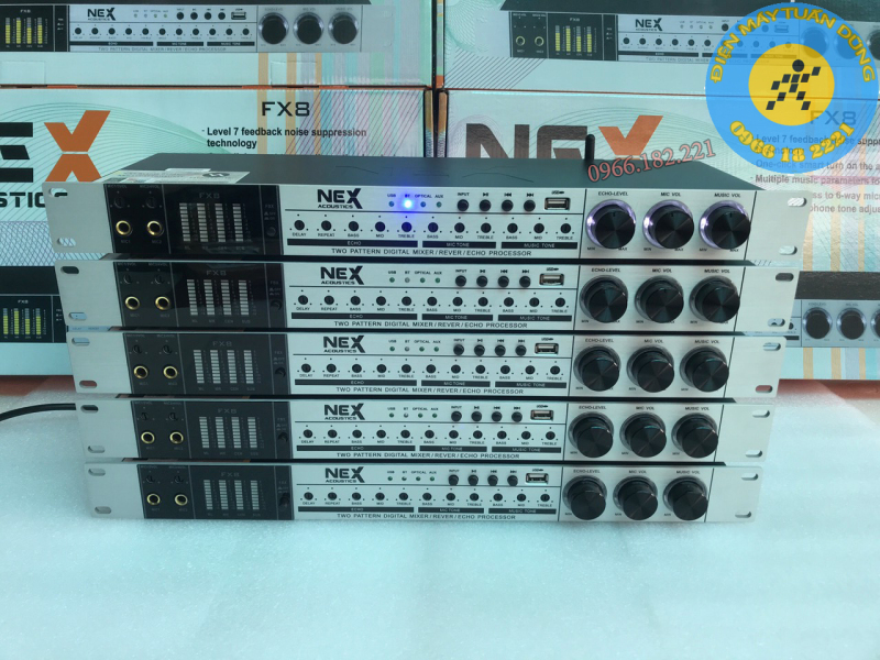Vang cơ NEX FX8 - Tích hợp blutooth, cổng quang, usb