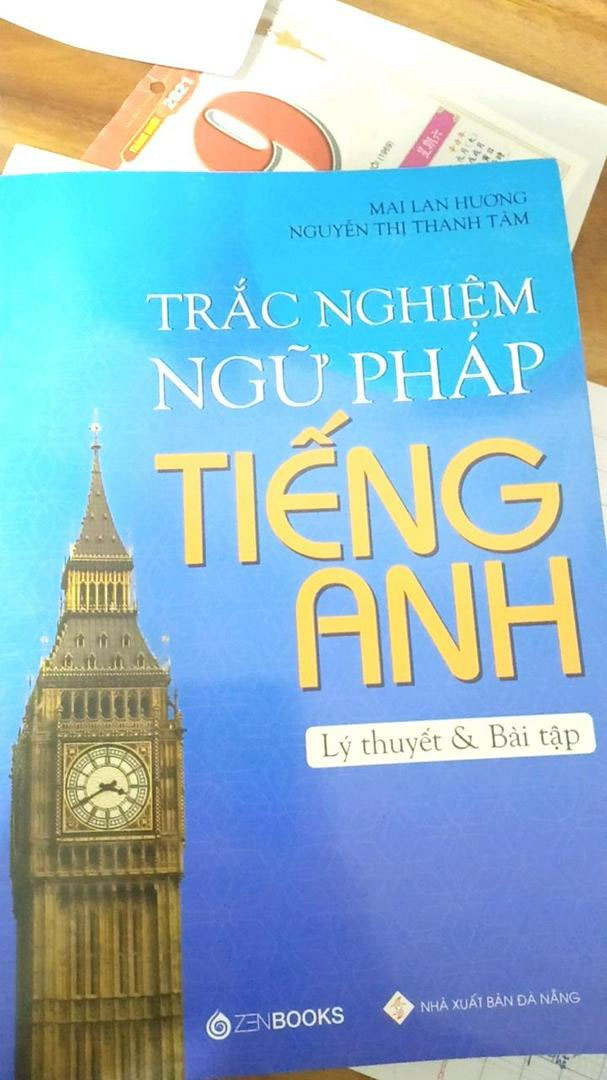 Sách Trắc nghiệm ngữ pháp tiếng Anh