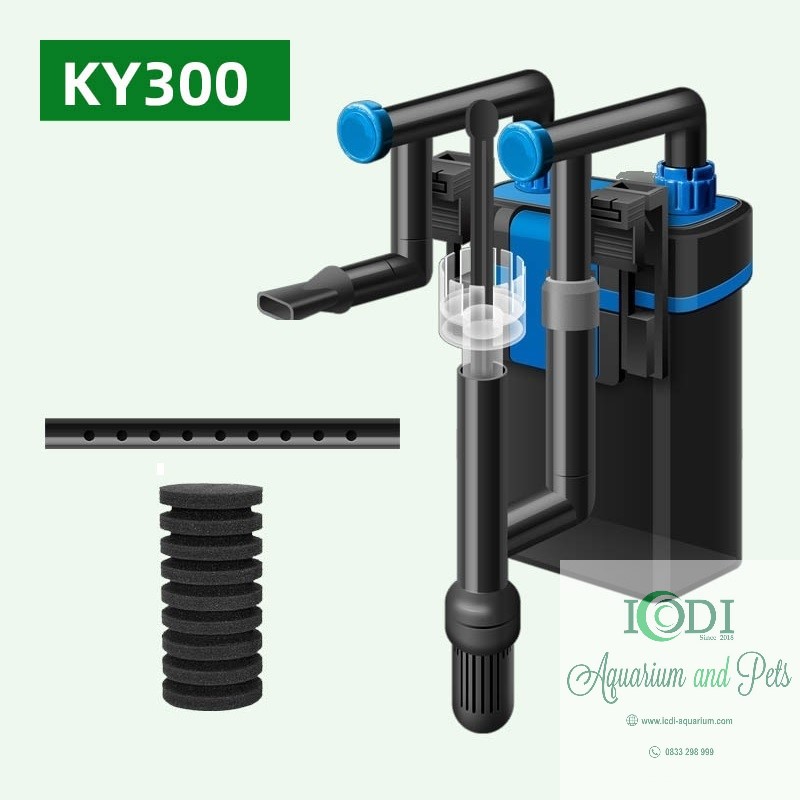 Máy lọc treo mini ky bể cá cảnh bể thuỷ sinh