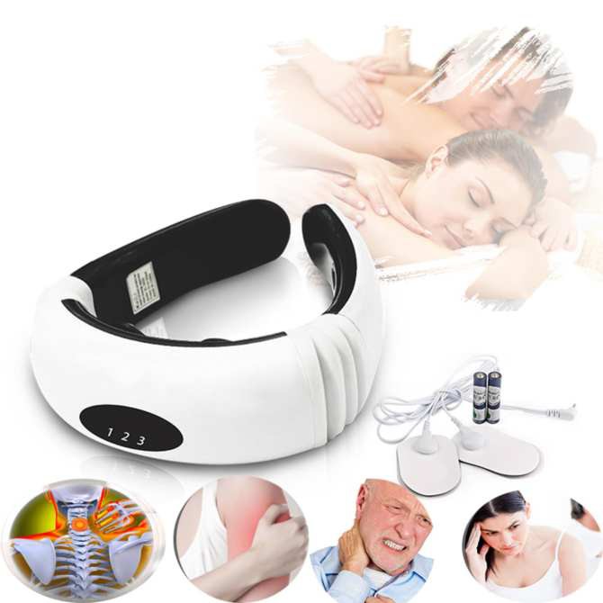Máy Massage Cổ Xung Điện 3D Trị Liệu Cao Cấp