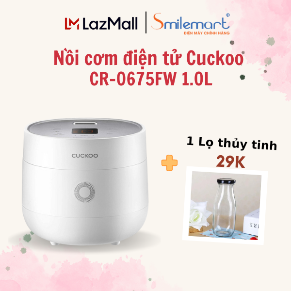 Nồi cơm điện tử Cuckoo CR-0675FW, 1.08L(2-4 người), Nội địa Hàn Quốc