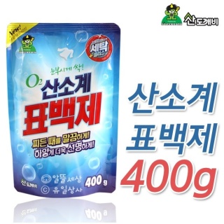 Gói bột tẩy vết bẩn quần áo oxygen Sandokkaebi Korea 400g - Bột giặt phụ trợ BH291 thumbnail