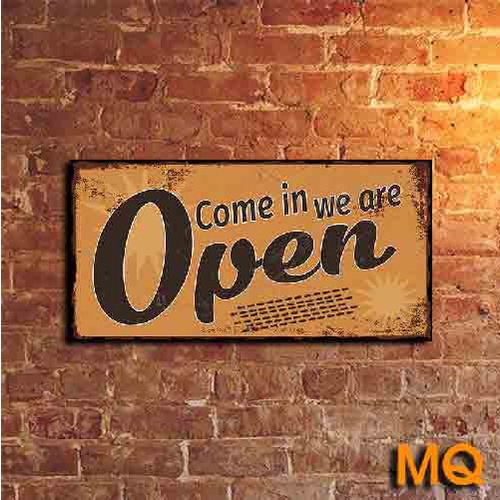 Ablum 50 mẫu biển số trang trí tiệm - biển số xe trang trí quán cafe trà sữa barber phong cách vingtage minh quang decor
