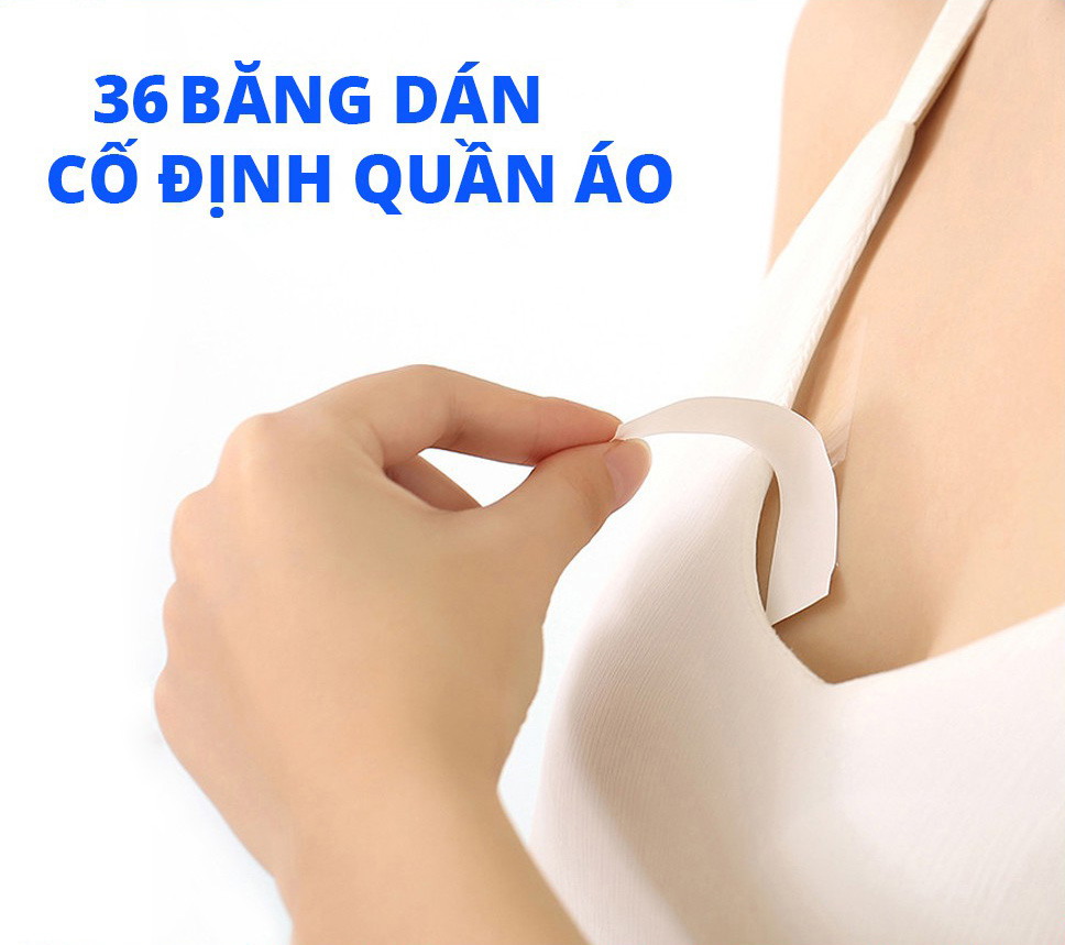 Set 36 miếng dán cố định quần áo chống trượt thời trang