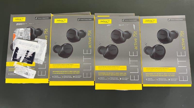 Tai nghe Jabra Elite Active 75T - copper black,grey (used)
