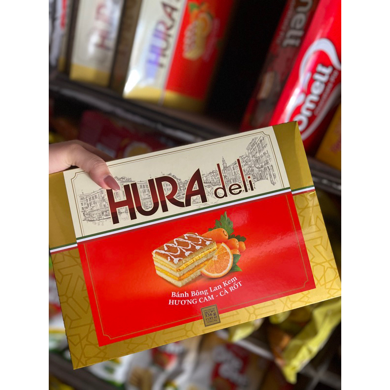 Bánh kem bông lan hương cam cà rốt Hura Bánh Kem Cà Rốt Cho Người Ăn Chay -  Lazada | Lazada.vn