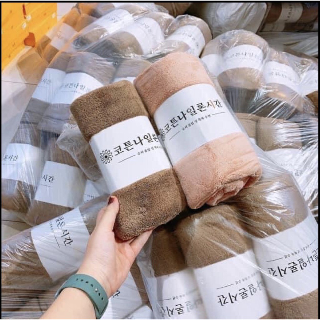 Khăn Tắm Hàn Quốc 70X140CM Siêu Mịn