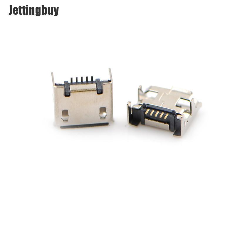 Jettingbuy 20 Cái Cổng Kết Nối Giắc Cắm DIP 5 Chân Micro USB Loại B Cái