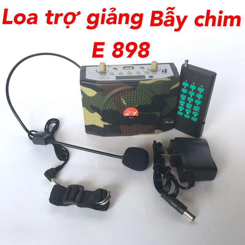 [HCM]Loa bẫy chim E898 có Bluetooth có remote
