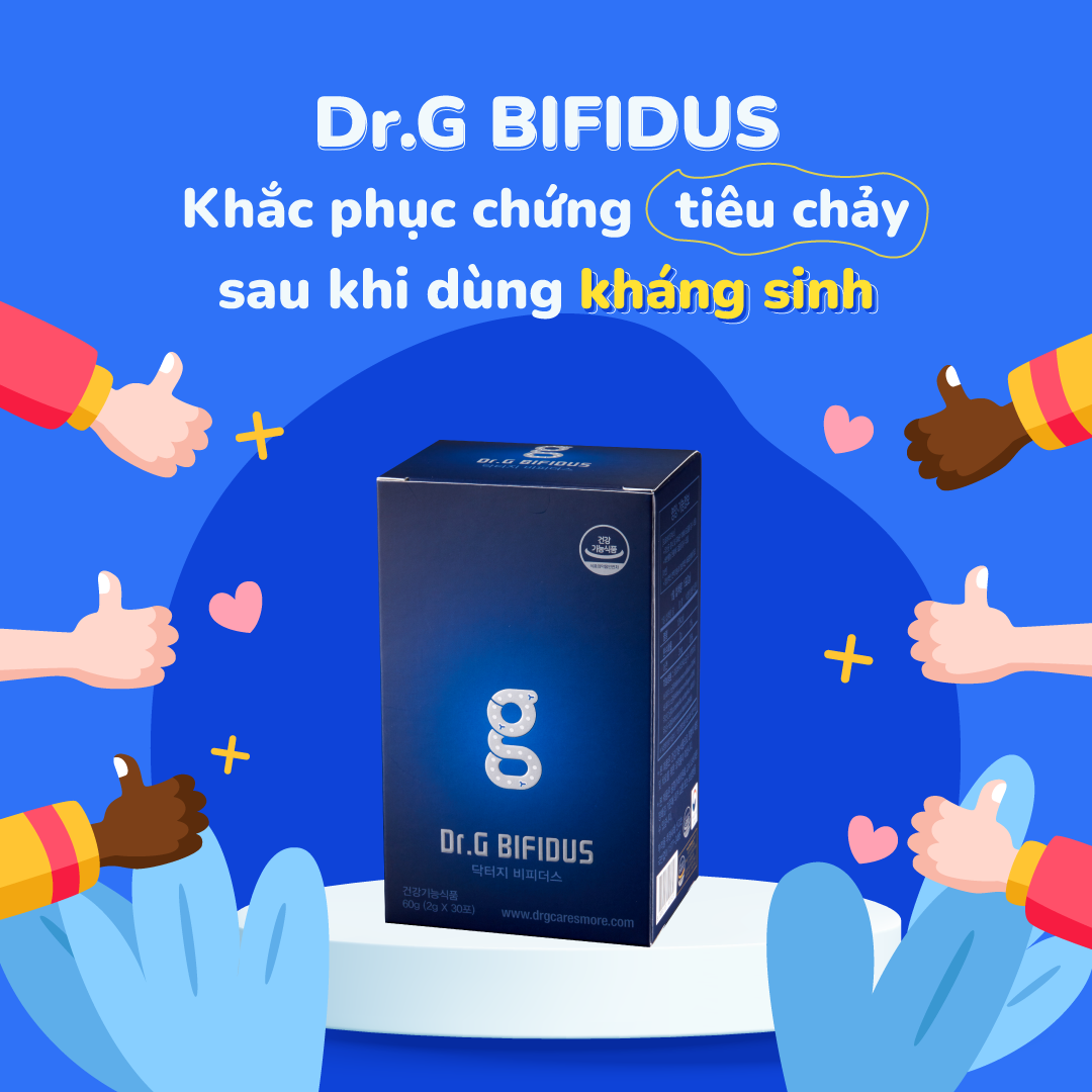 Men vi sinh Dr.G Bifidus (hộp 30 gói) date xa