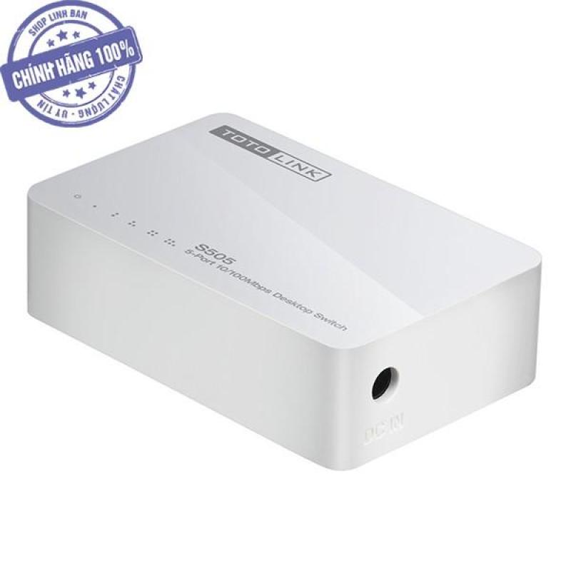 Bảng giá Bộ chia mạng 5 cổng TotoLink S505 Switch 5 port 10/100MMbps Phong Vũ