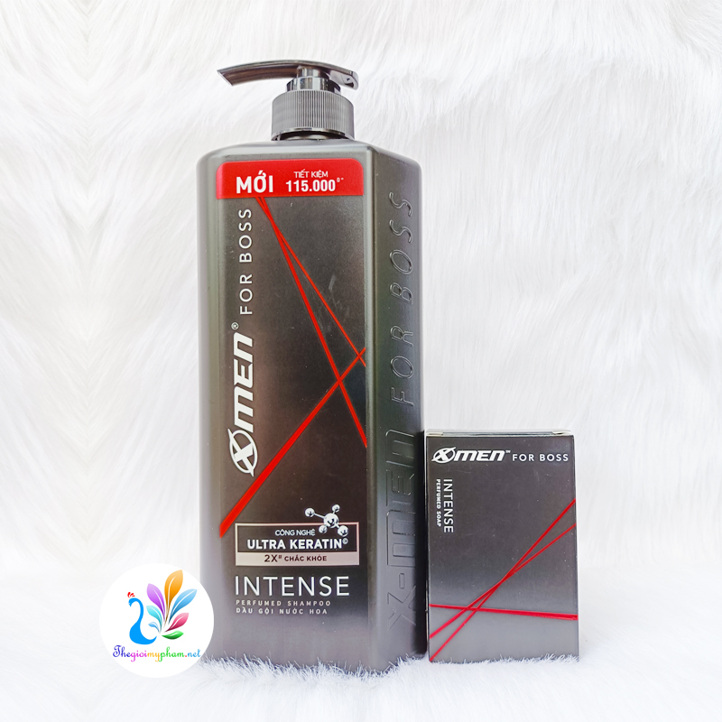 Dầu gội xmen for boss 850g - tặng xà bông boss 75g