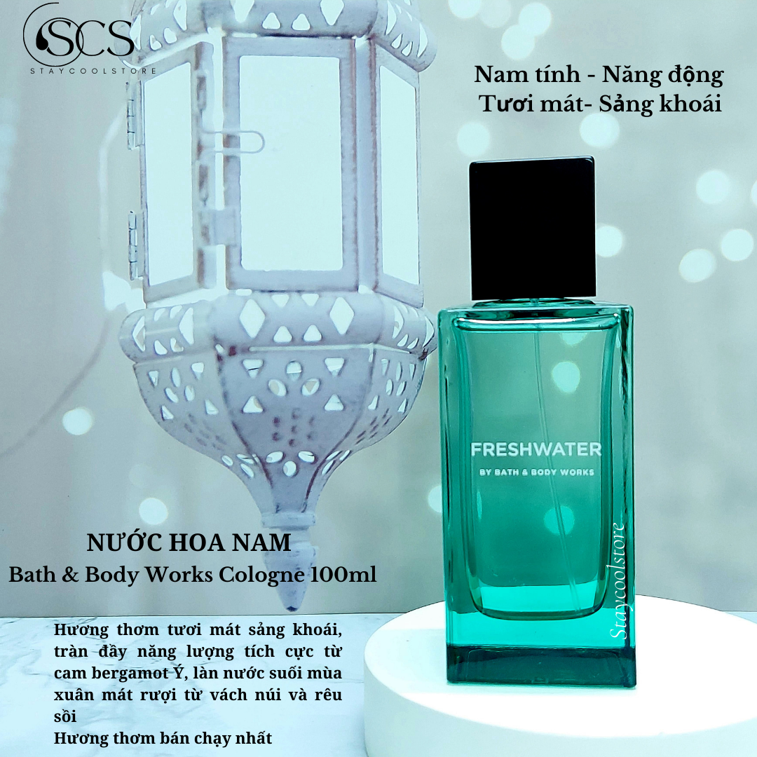 [Bill Mỹ- Đủ Mùi] Nước hoa nam giới Bath & Body Works Eau De Cologne 100ml