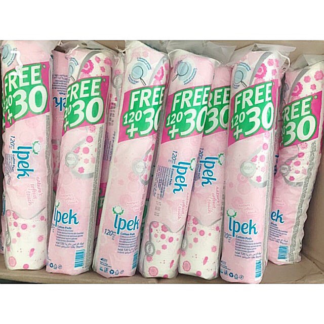[HCM]Bông Tẩy Trang Ipek 150 Miếng