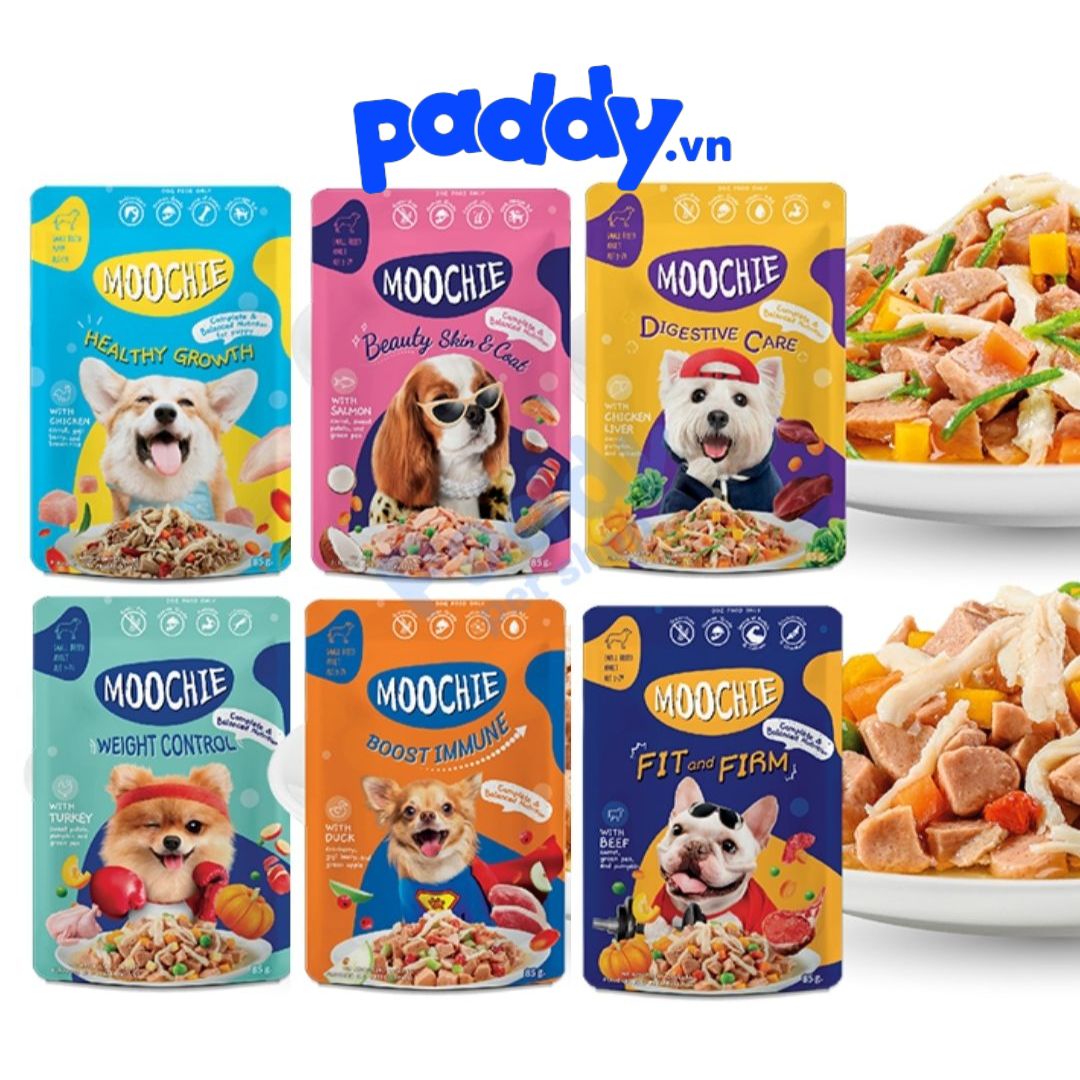 Pate MooChie Gà Sốt Cho Chó Mọi Lứa Tuổi 85g (Thái Lan)