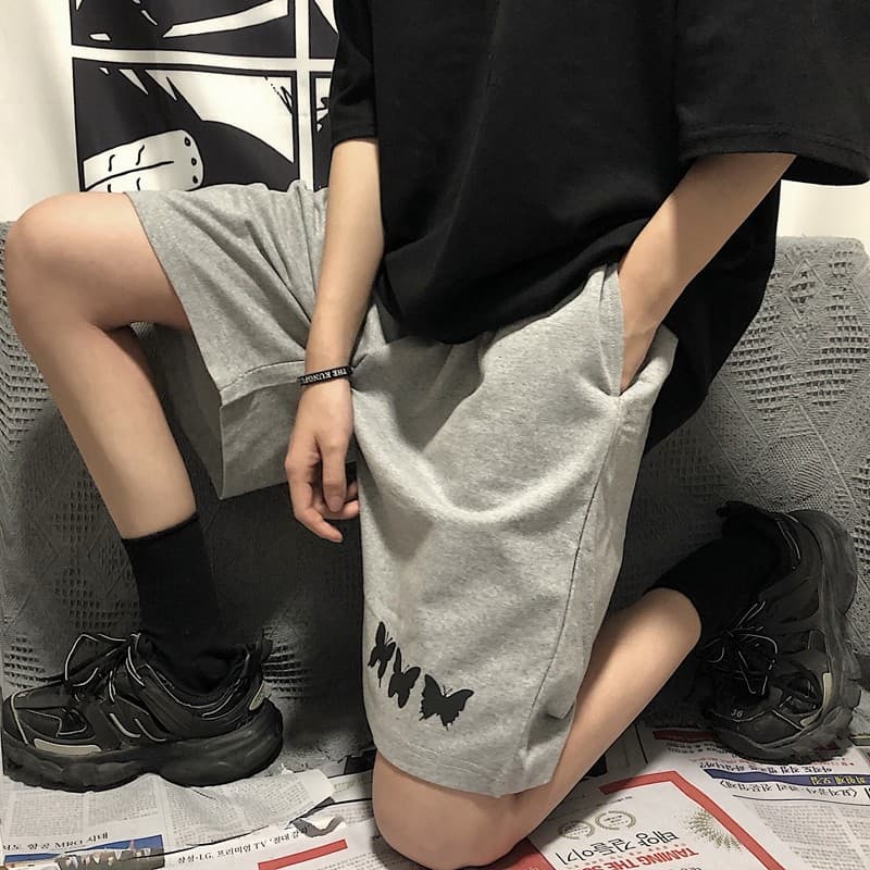 Quần short thun Unisex, Quần short nam nữ