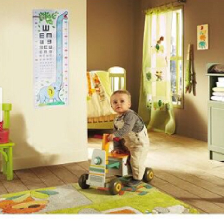 Thước đo chiều cao trẻ em decal dán tường 1183