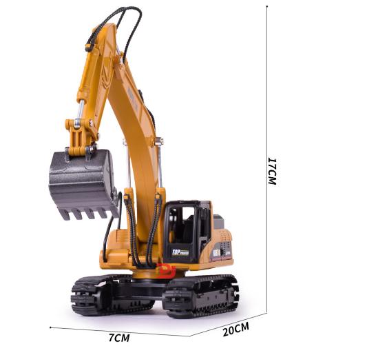 Mô hình máy xúc máy xúc đồ chơi trẻ em tỉ lệ 1: 50